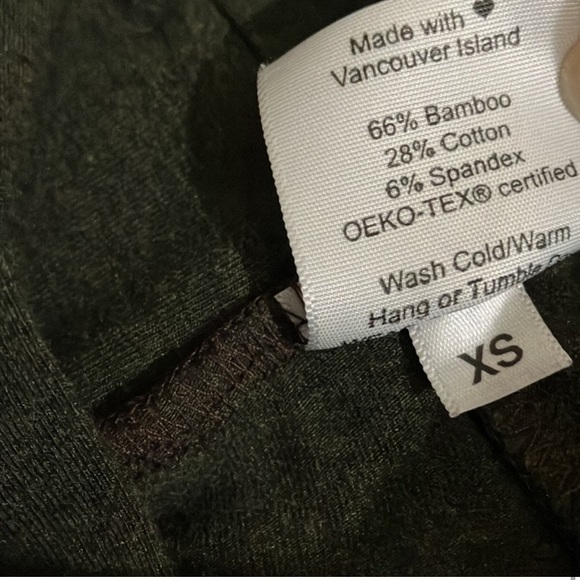 Bamboo cotton high rise jersey leggings - Picture 6 of 7